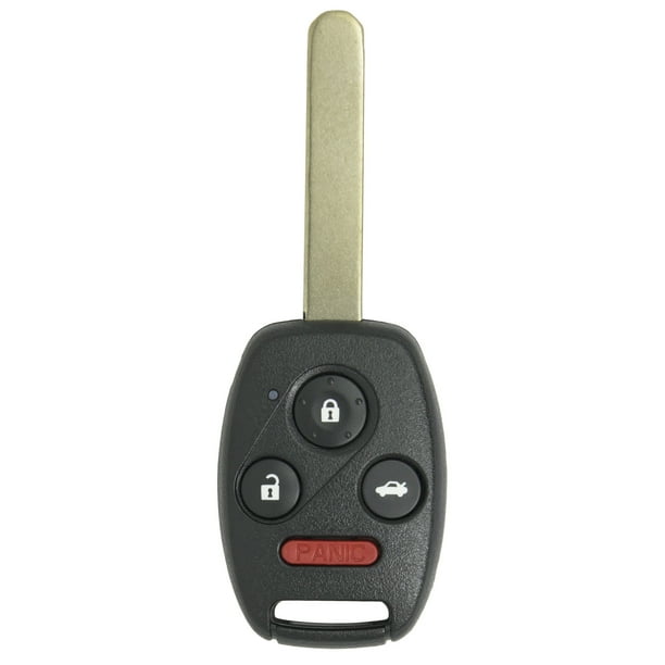 Key Fob Shell Case for Honda 2003-2007 Accord 2005-2006 CR-V Keyless Entry Remote Head Key Combo 4 Buttons Replacement Car Key Casing with Uncut Blade Blank 4 Button Key Shell Key Fob Shell Case for Honda 2003-2007 Accord 2005-2006 CR-V Keyless Entry Remote Head Key Combo 4 Buttons Replacement Car Key Casing with Uncut Blade Blank 4 Button Key Shell